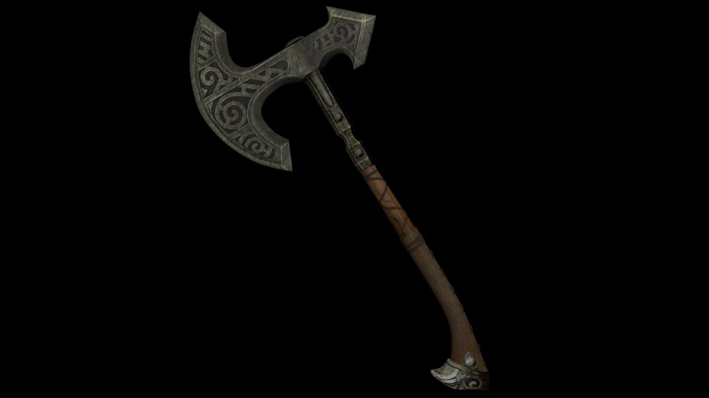 Lunar Steel Axe. preview image 1